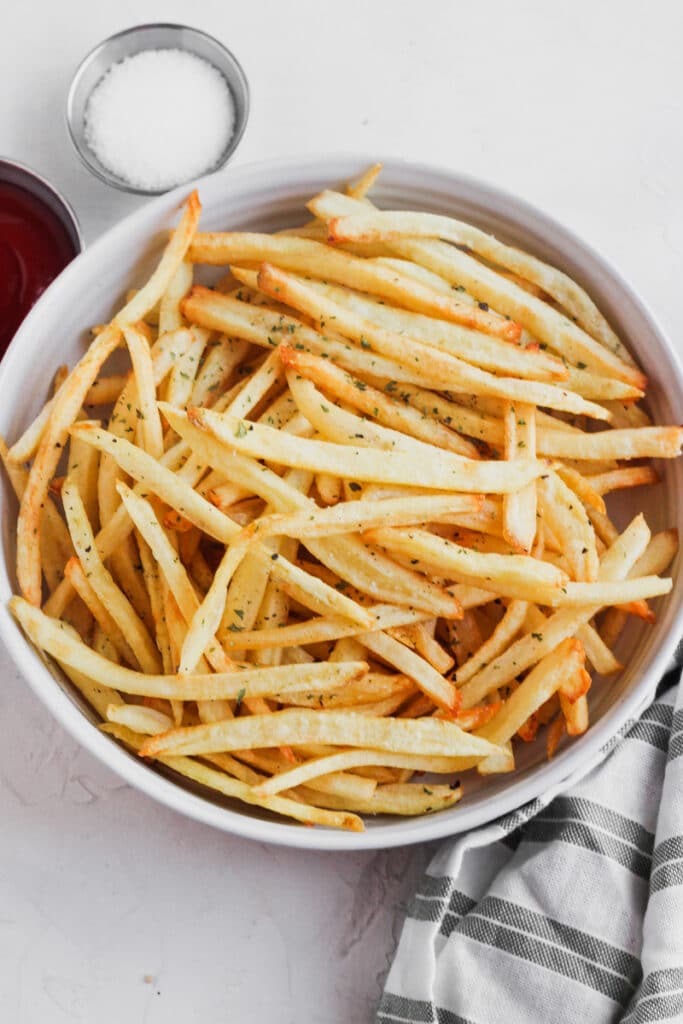 hand cut homemade french fries
