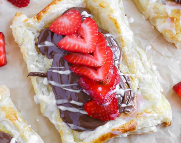 puff pastry with nutella