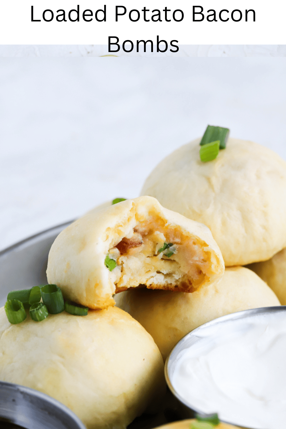 loaded potato bacon bombs pinterest pin