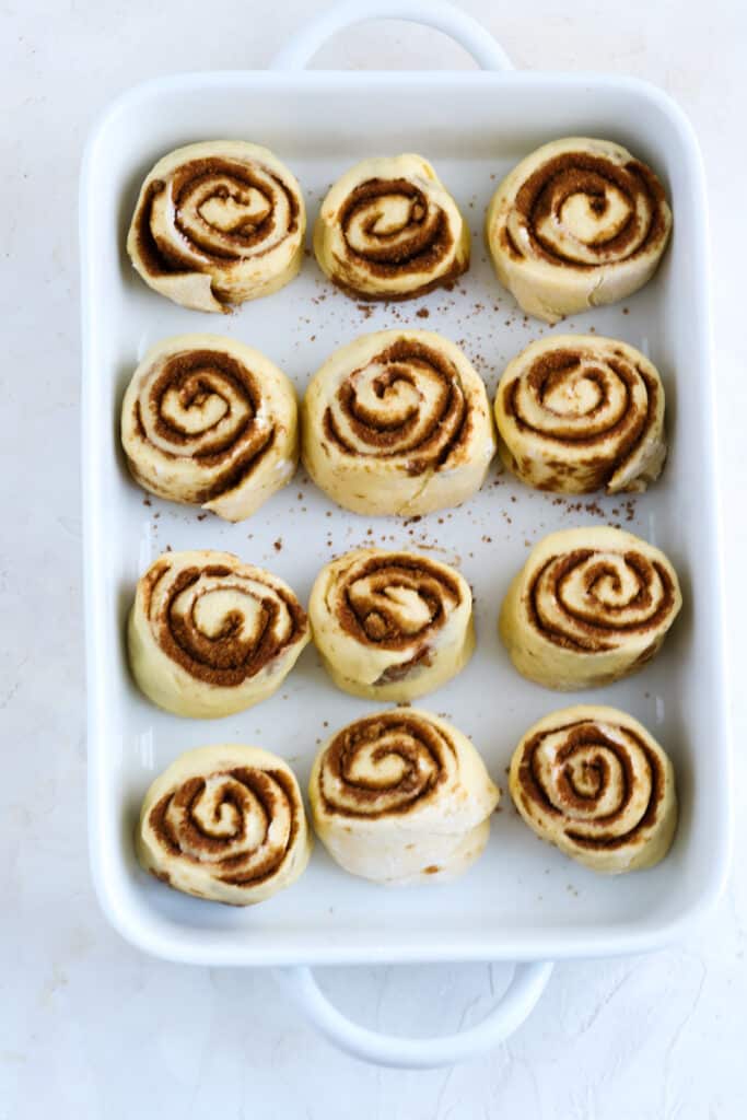 let the cinnamon rolls rise 45 minutes